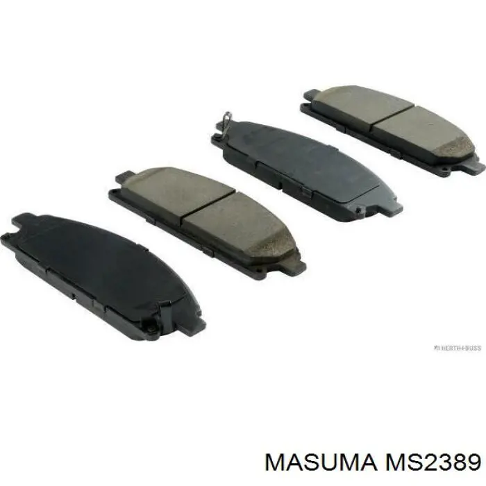 Compre MS2389 Masuma Sapatas do freio dianteiras de disco