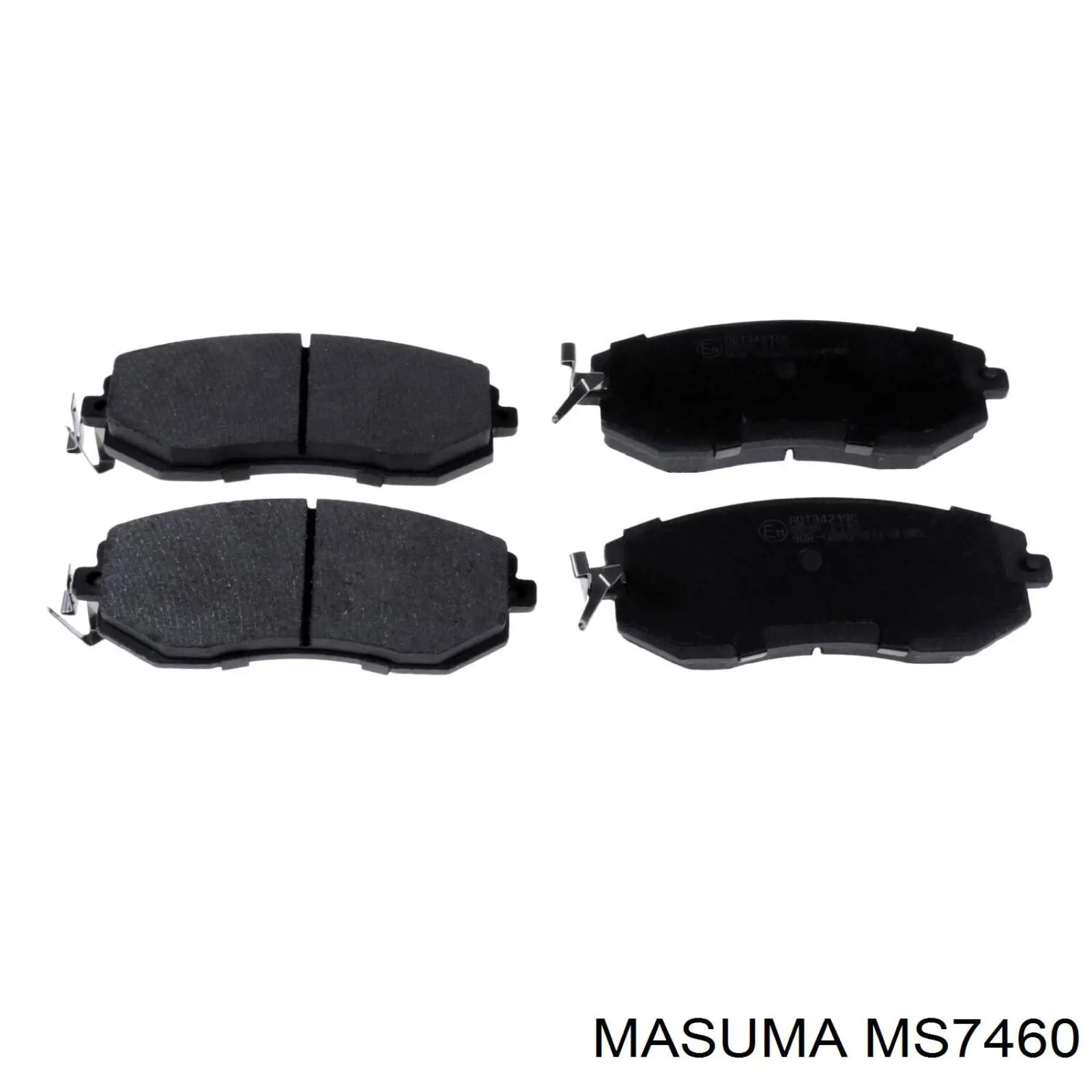 Sapatas do freio dianteiras de disco Masuma MS7460 preço, a partir de 30,90 USD