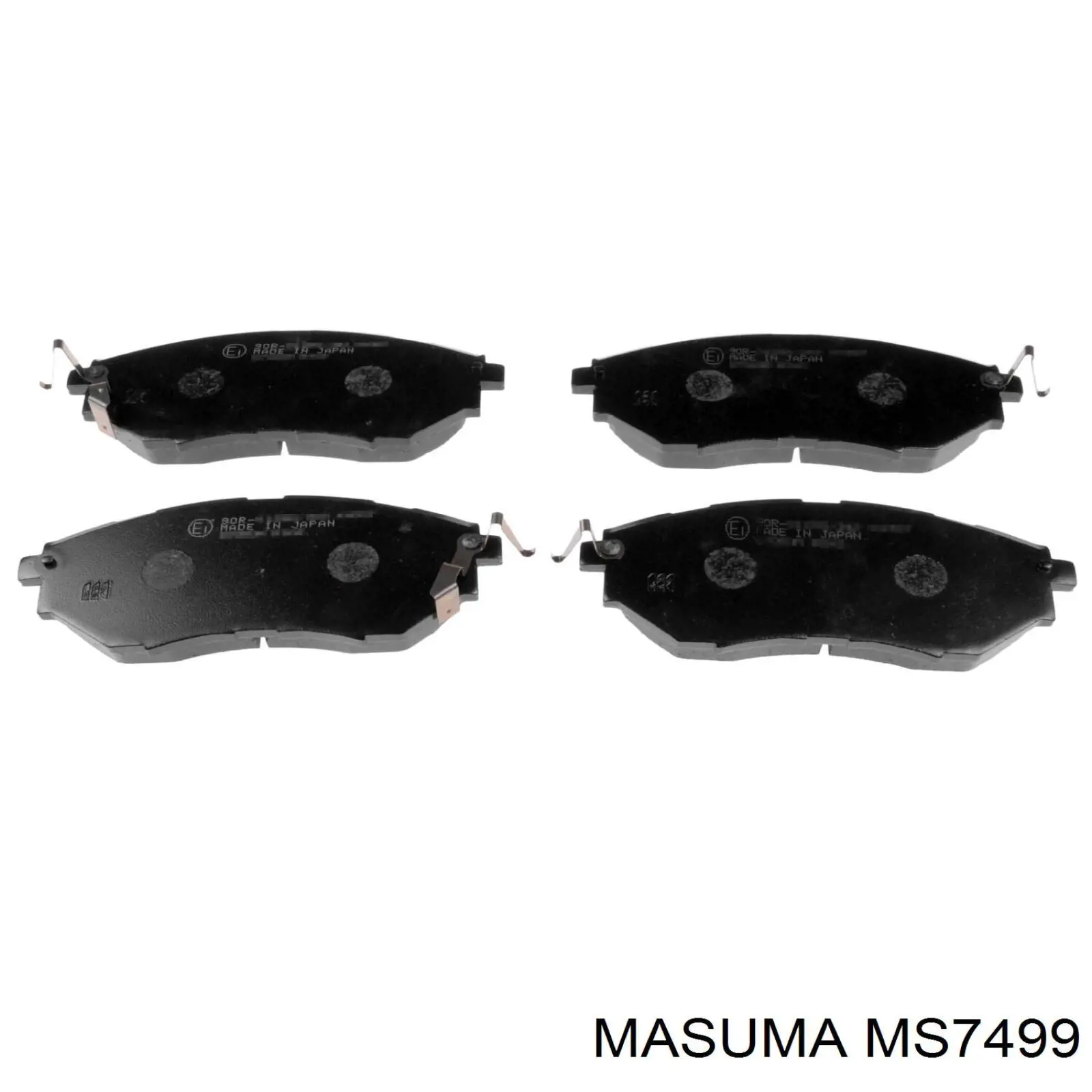 Sapatas do freio dianteiras de disco Masuma MS7499 preço, a partir de 43,12 USD