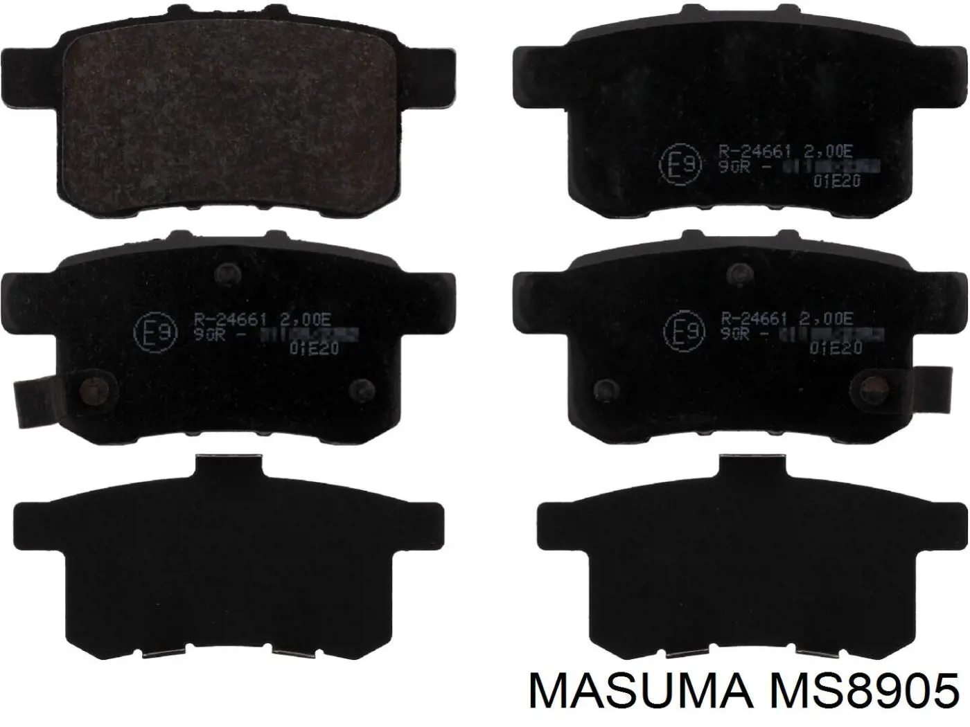 Sapatas do freio traseiras de disco Masuma MS8905 preço, a partir de 28,60 USD