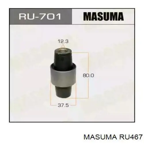 Compre RU467 Masuma Bloco silencioso dianteiro do braço oscilante inferior