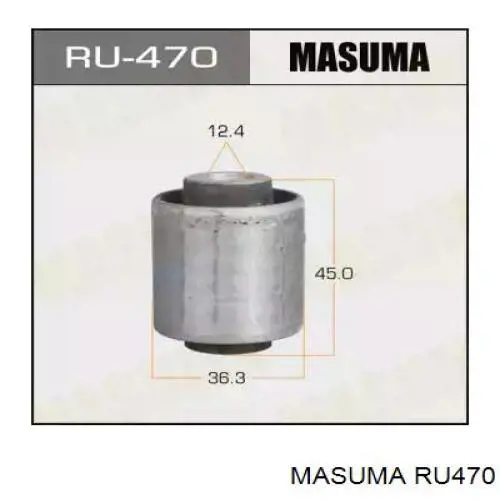 RU470 Masuma Bloco silencioso do braço oscilante inferior traseiro