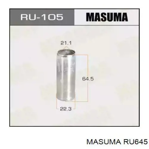 RU645 Masuma Bloco silencioso do pino de apoio traseiro