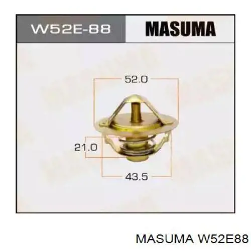 W52E88 Masuma Termostato