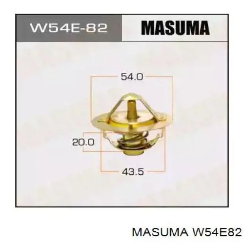 W54E82 Masuma Termostato