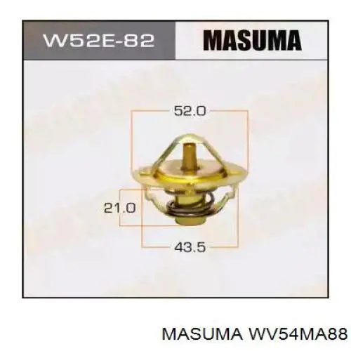 WV54MA88 Masuma Termostato