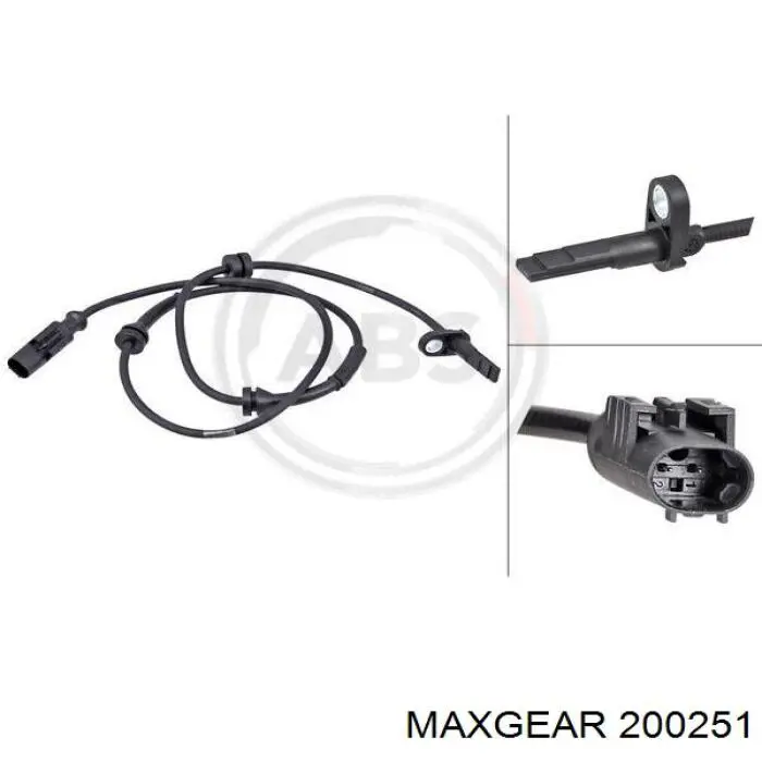 Sensor dianteiro de ABS Fiat/Alfa/Lancia 51799347 preço, a partir de 35,76 USD