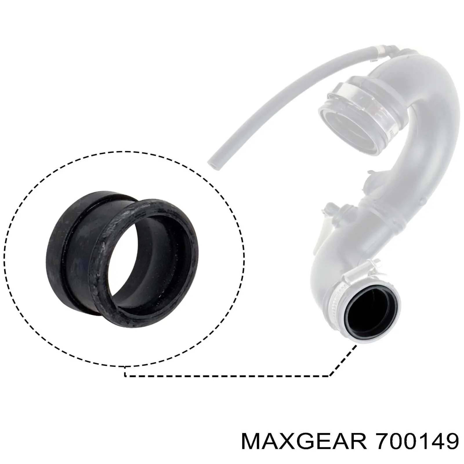 Vedante de turbina de ar comprimido, admissão 7001334 Autotechteile