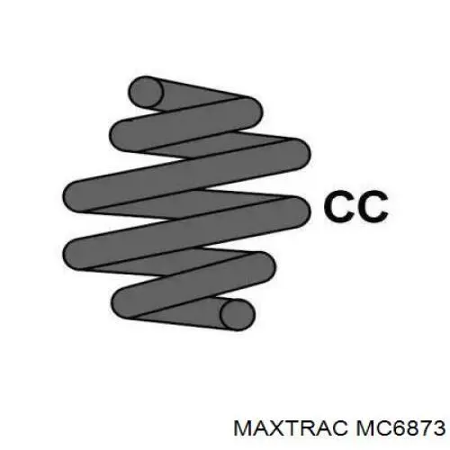 MC6873 Maxtrac Mola dianteira