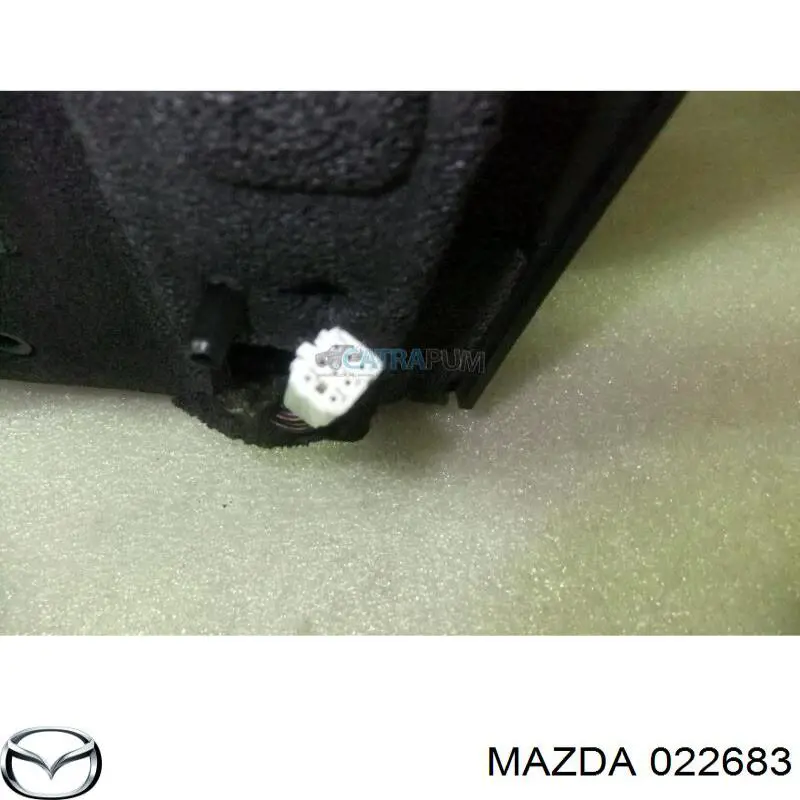 Espelho de retrovisão esquerdo 022683 Mazda