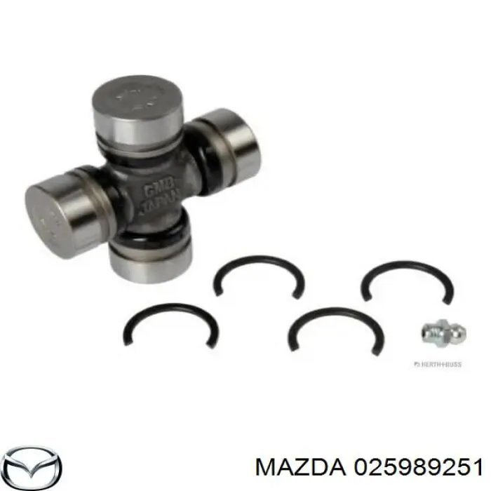 Cruzeta da junta universal traseira 025989251 Mazda