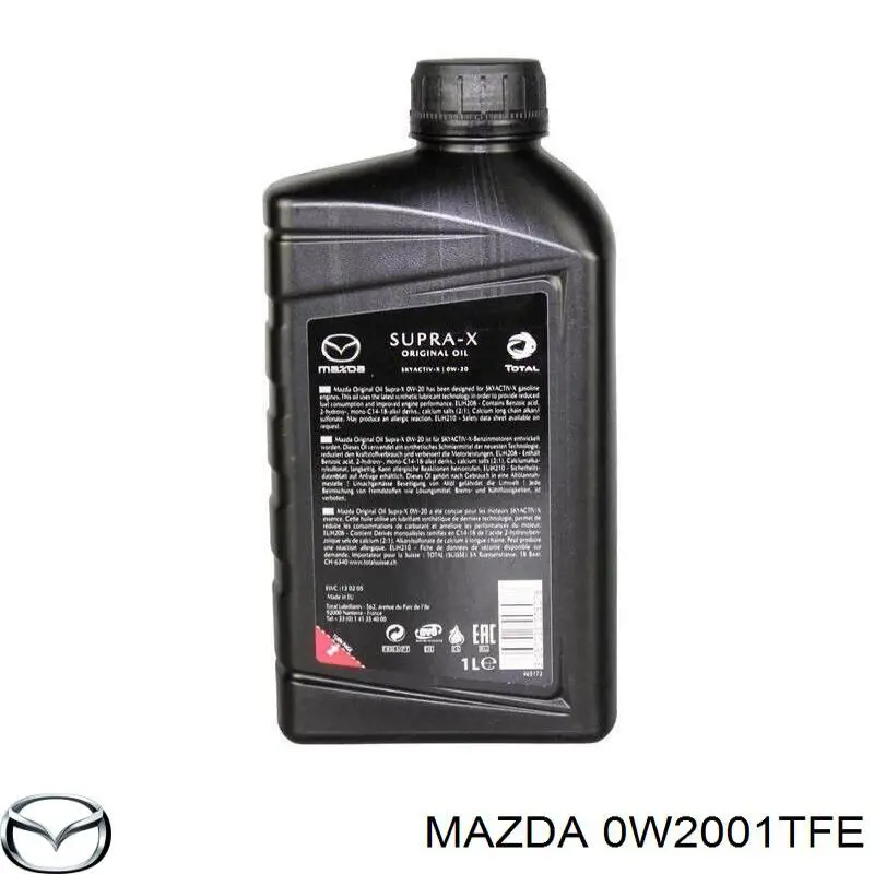 0W2001TFE Mazda Óleo para motor