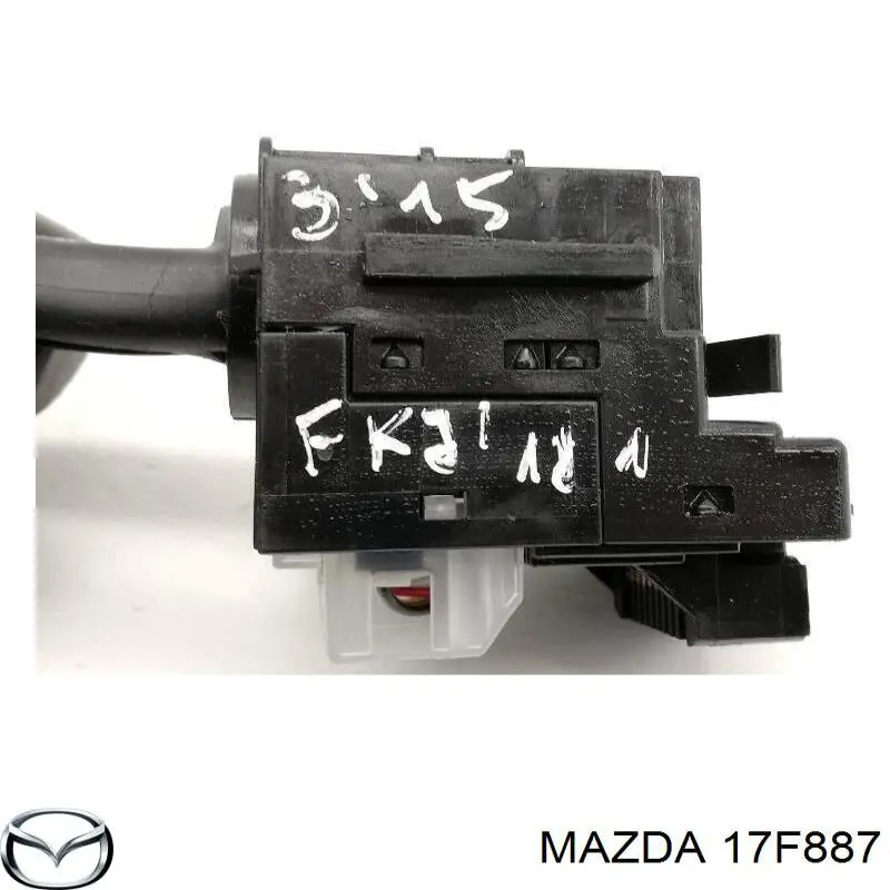 KS1266122 Mazda Comutador esquerdo instalado na coluna da direção