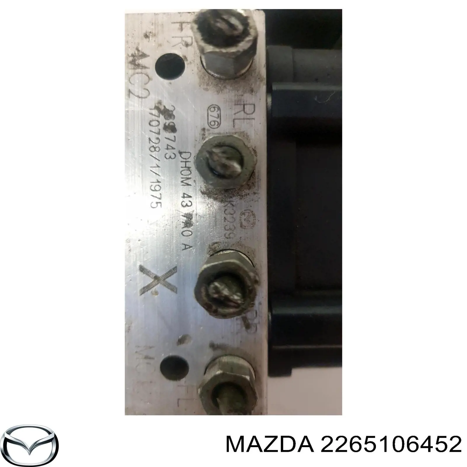 Compre 2265106452 Mazda Unidade hidráulico de controlo ABS