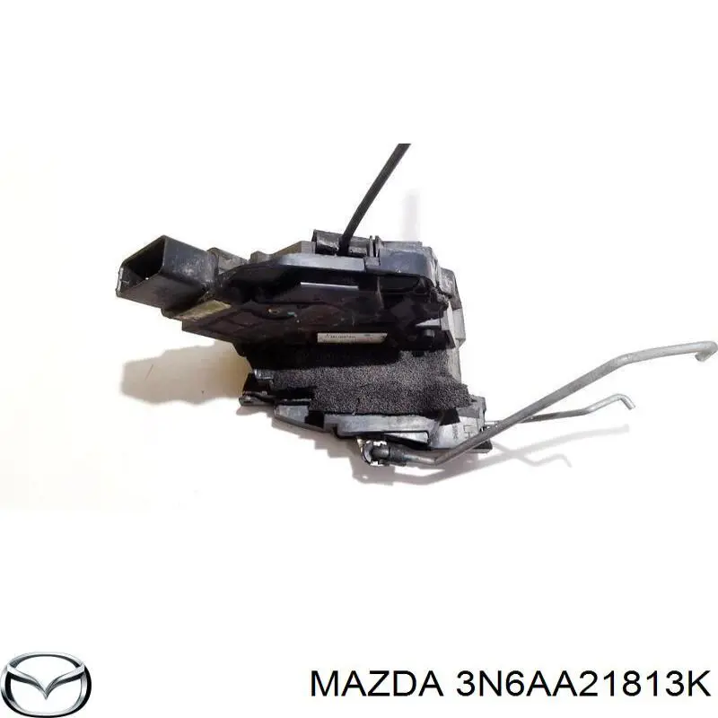 Fecho da porta dianteira esquerda Mazda 3N6AA21813K