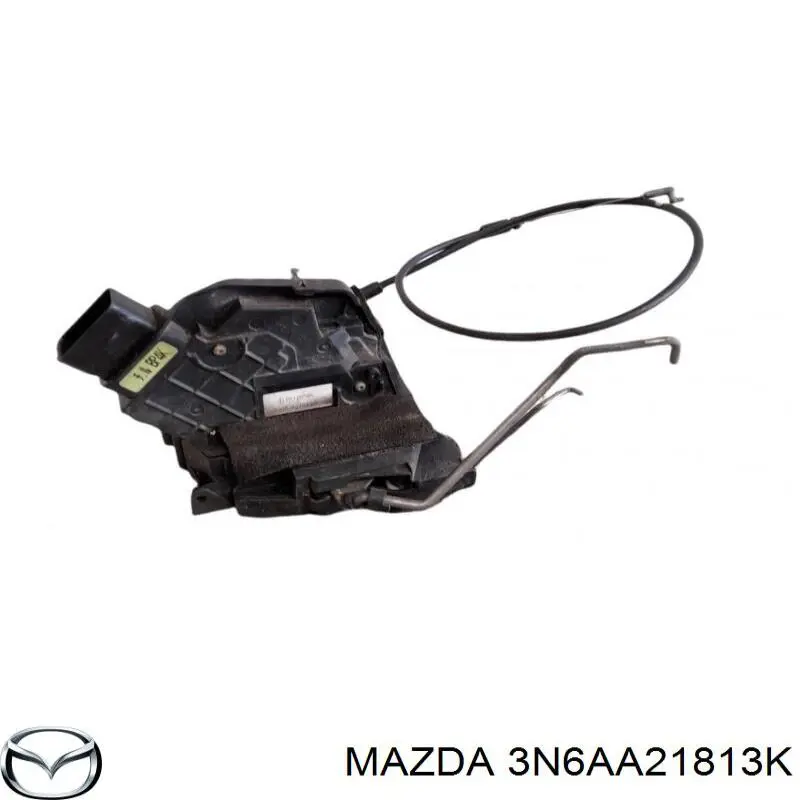 Fecho da porta dianteira esquerda 3N6AA21813K Mazda