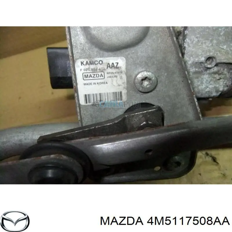 4M5117508AA Mazda Motor de limpador pára-brisas do pára-brisas