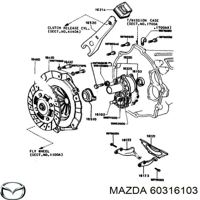 Compre 60316103 Mazda Vedação da Caixa Automática de Mudança (de árvore de saída/primária)