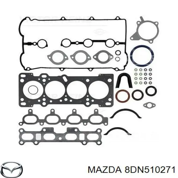 Kit de vedantes de motor completo Mazda 323 F V hatchback (BA) (1994 - 1998) F V