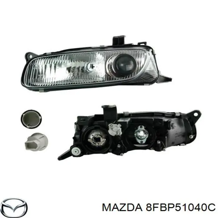 Luz esquerda Mazda 8FBP51040C preço, a partir de 74,91 USD