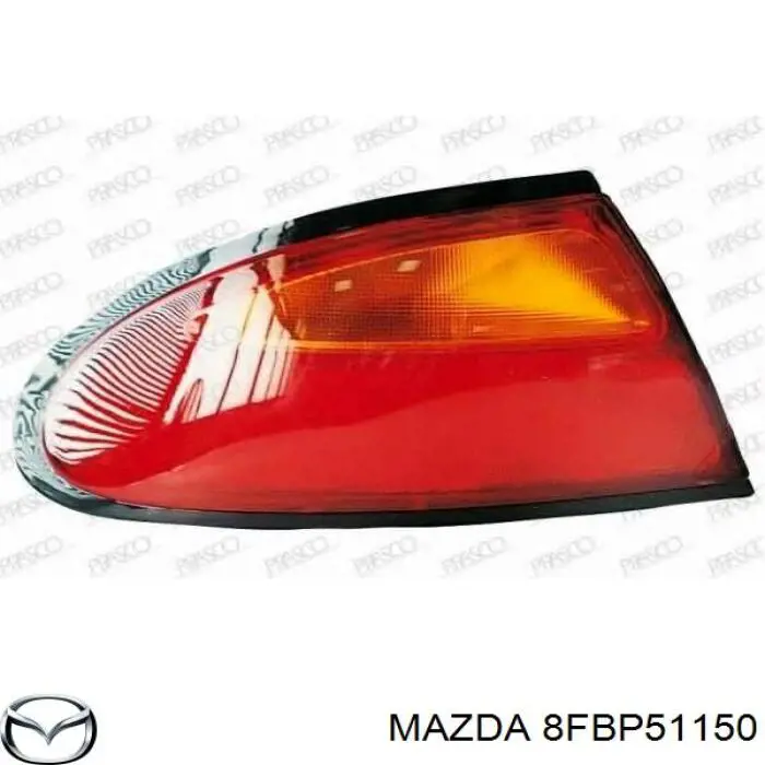 Compre 8FBP51150 Mazda Lanterna traseira direita