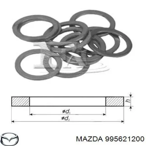 995621200 Mazda Vedante de rolha de panela de motor