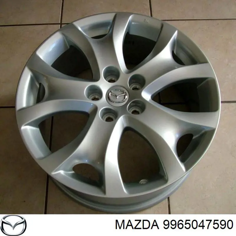 9965047590 Mazda Discos de roda de aleação ligeira (de aleação ligeira, de titânio)