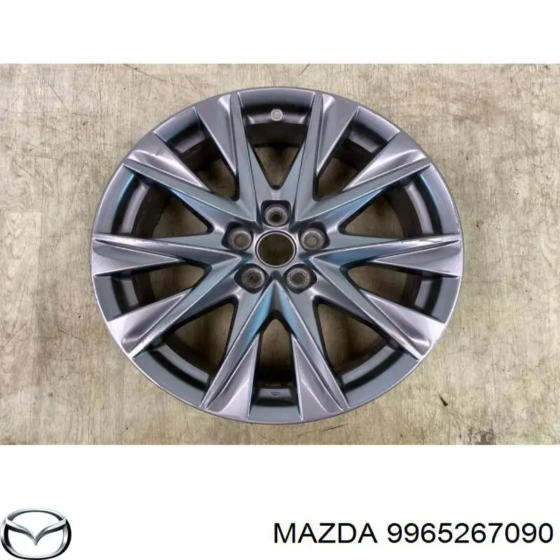 9965267090 Mazda Discos de roda de aleação ligeira (de aleação ligeira, de titânio)