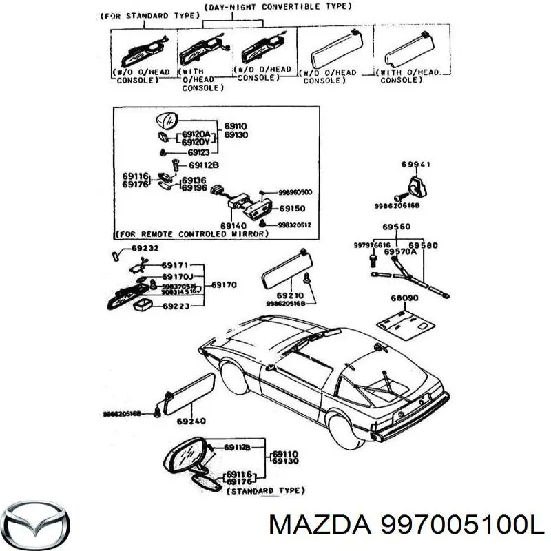  Mazda 997005100L preço, a partir de 16,30 USD