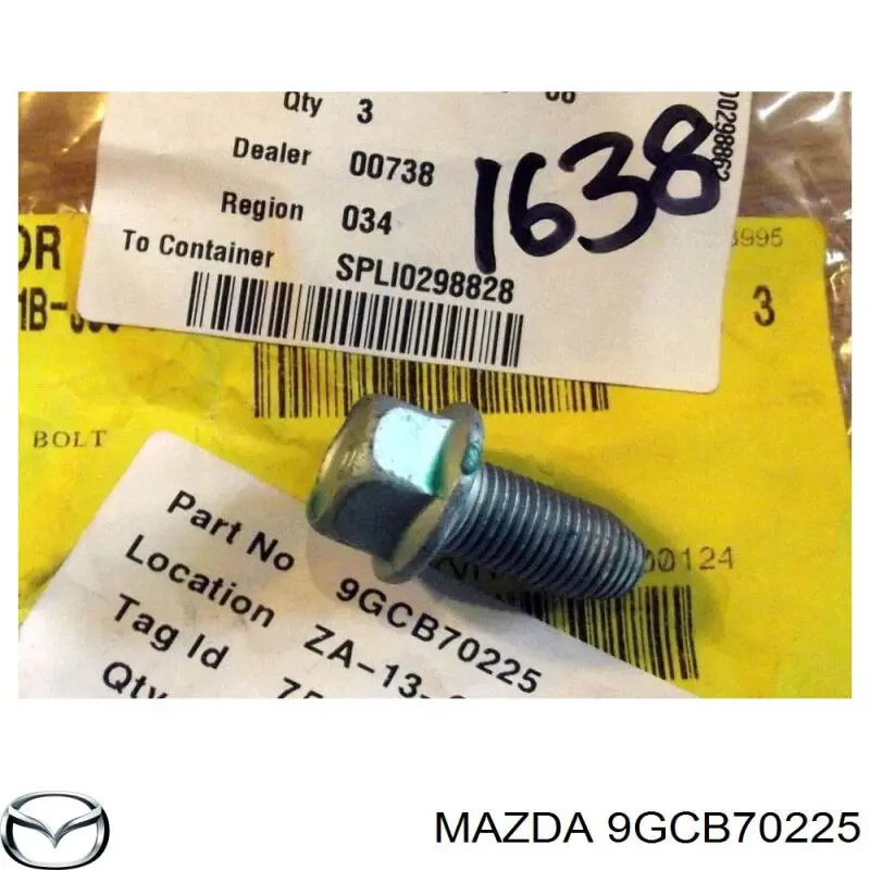  Mazda 9GCB70225 preço, a partir de 4,54 USD