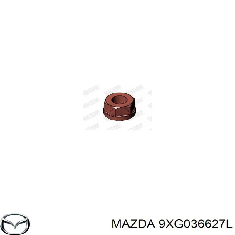 Compre 9XG036627L Mazda Porca de tubo coletor de escape
