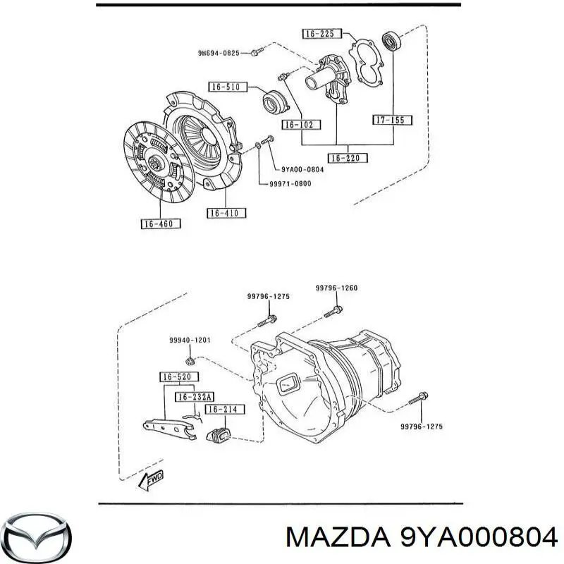Compre 9YA000804 Mazda 