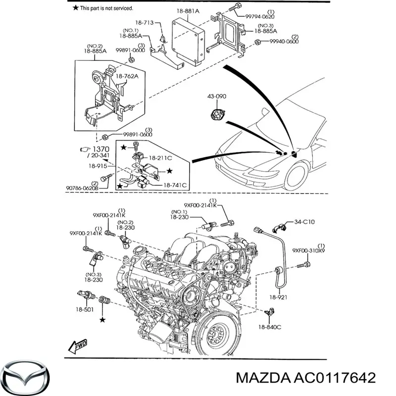 AC0117642 Mazda 