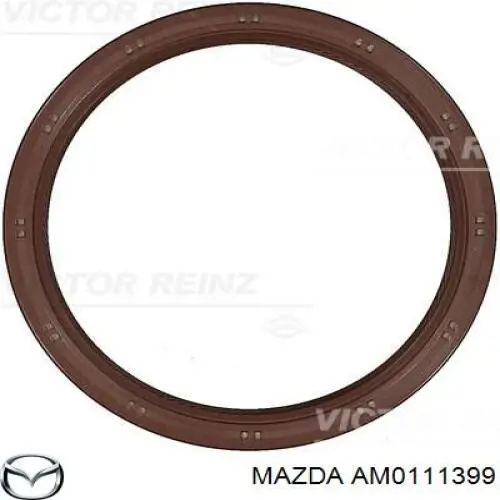Vedação traseira de cambota de motor F4157 Musashi