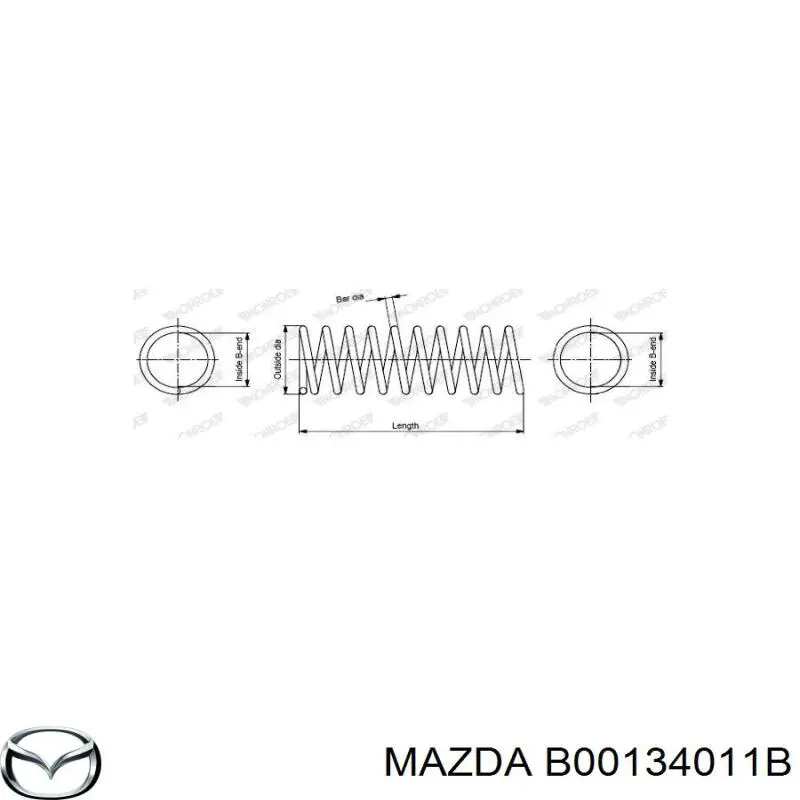 Mola dianteira para Mazda 323 II 3 dr 