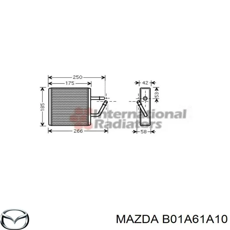 Compre B01A61A10 Mazda Radiador de forno (de aquecedor)