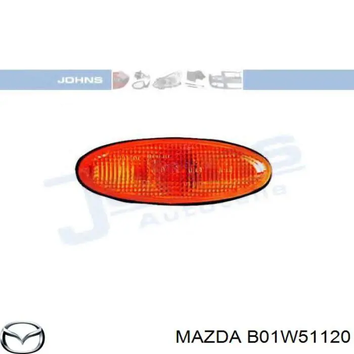 Compre B01W51120 Mazda Luz intermitente no pára-lama