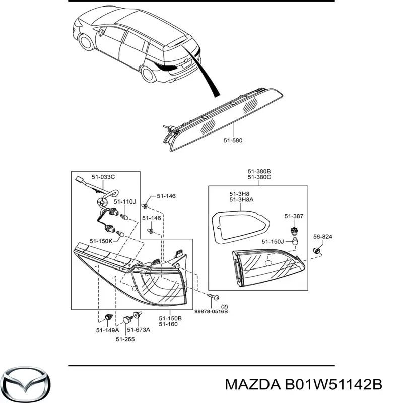 Compre B01W51142B Mazda 