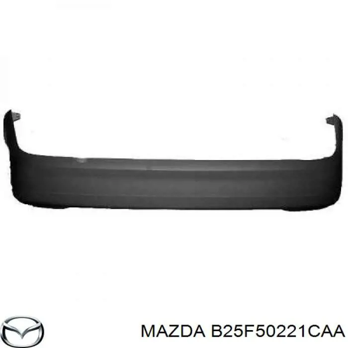 Compre B25F50221CAA Mazda Pára-choque traseiro