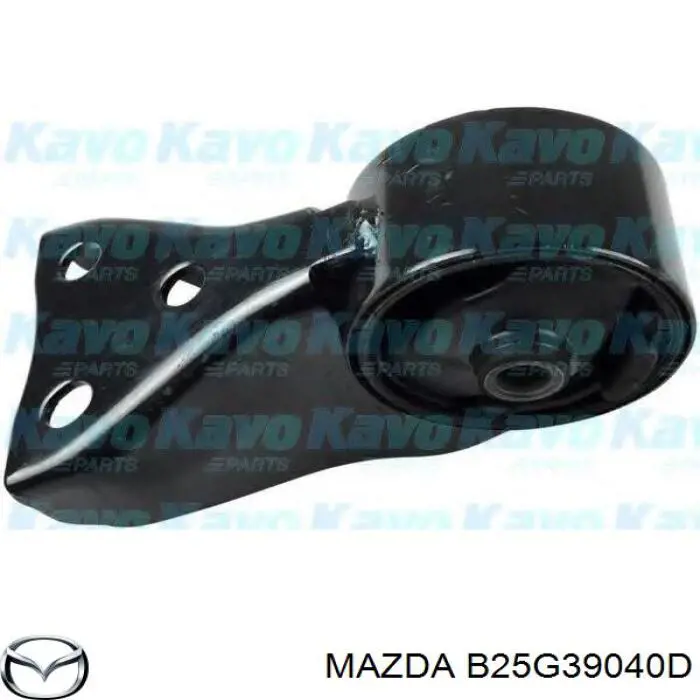 Coxim (suporte) traseiro de motor B25G39040D Mazda