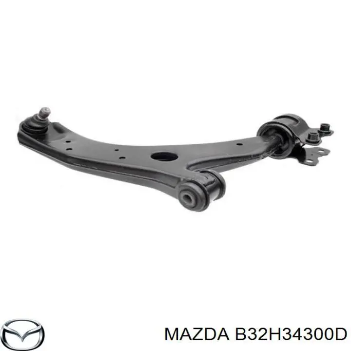 B32H34300D Mazda Braço oscilante inferior direito de suspensão dianteira