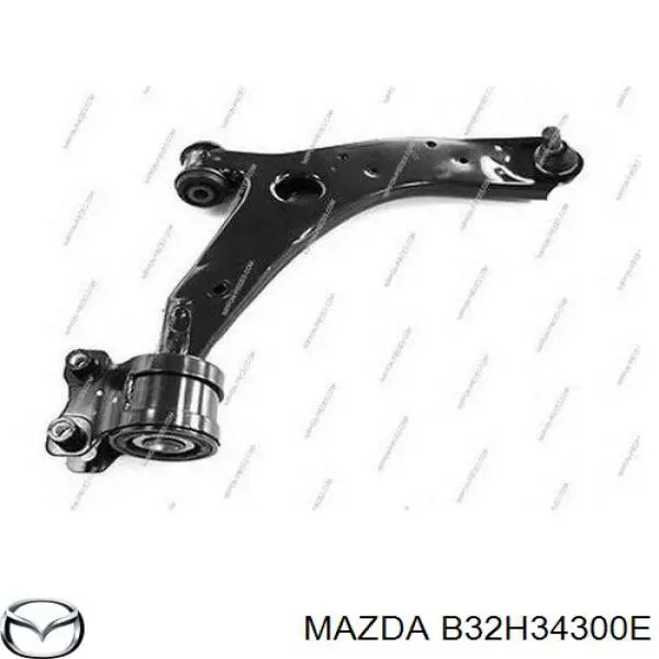 Compre B32H34300E Mazda Braço oscilante inferior direito de suspensão dianteira