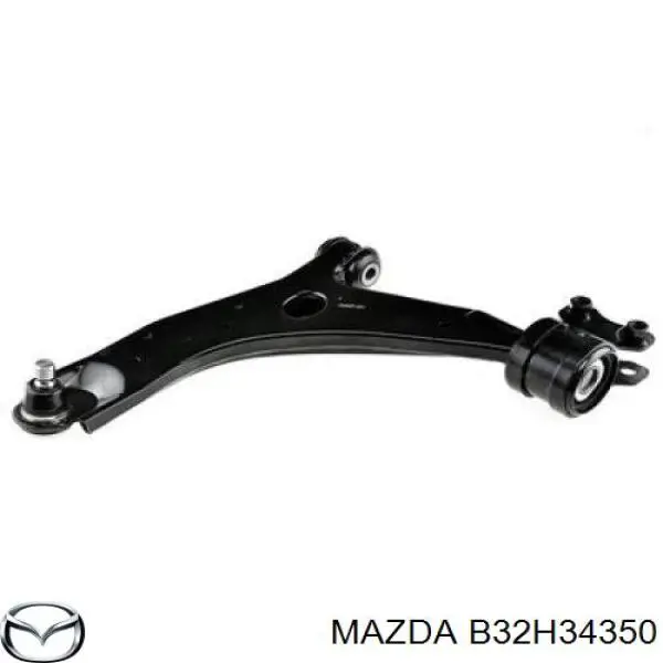 B32H34350 Mazda Braço oscilante inferior esquerdo de suspensão dianteira