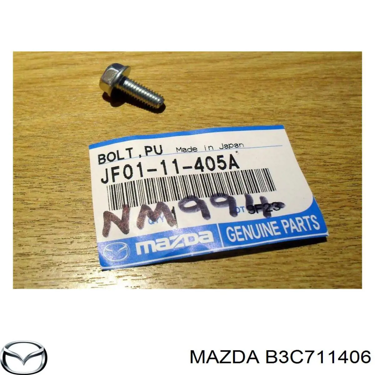 Compre B3C711406 Mazda Parafuso da polia de cambota