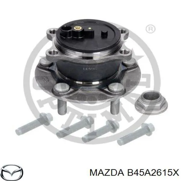 B45A2615X Mazda Cubo traseiro