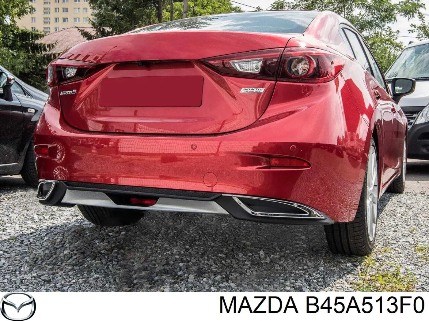 B45A513F0 Mazda Lanterna traseira direita interna