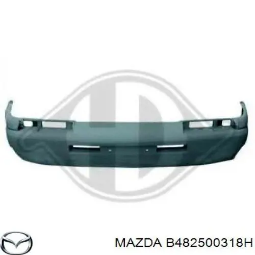 Pára-choque dianteiro Mazda B482500318H preço, a partir de 457,75 USD