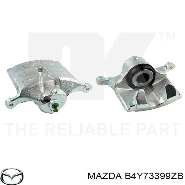 B4Y73399ZB Mazda Suporte do freio dianteiro esquerdo