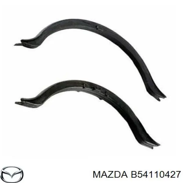 Compre B54110427 Mazda Vedante de panela de cárter do motor, semianel dianteiro