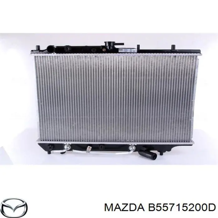 Radiador de esfriamento de motor B55715200D Mazda